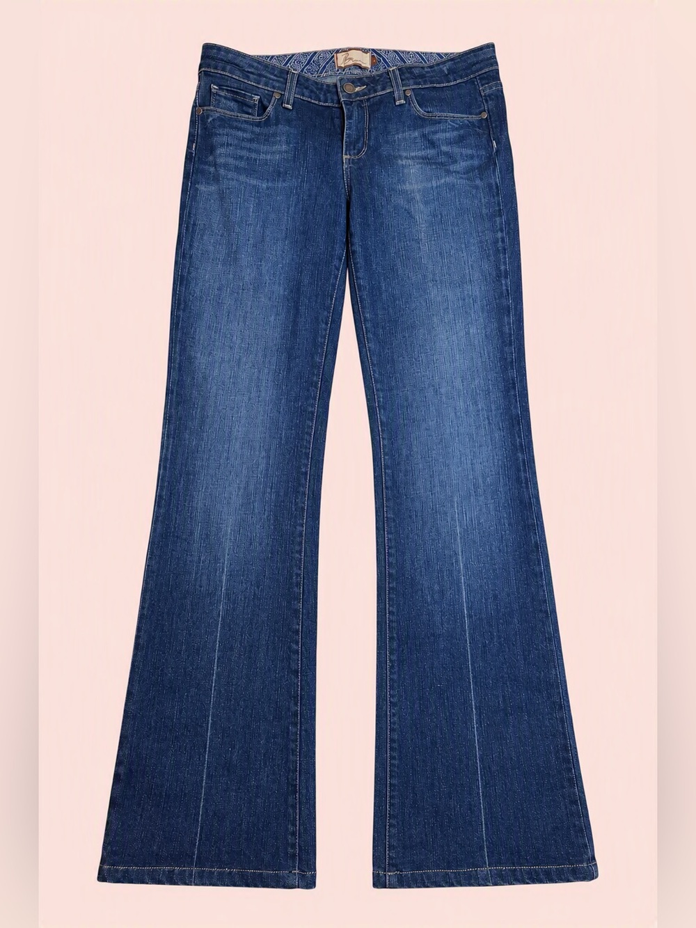 PAIGE Dark Blue Flare Jeans sz 31 EUC